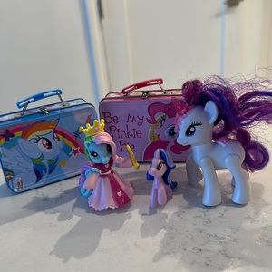 My Little Pony mini metal cases and figures